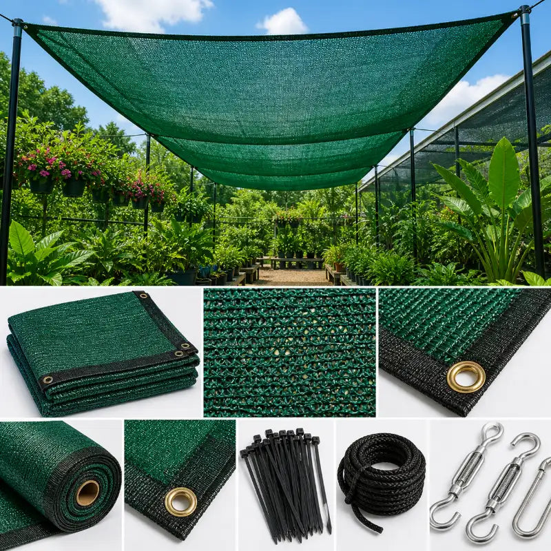 shade net for agriculture and gardening UV protected durable plant protection net BhoomiBharat