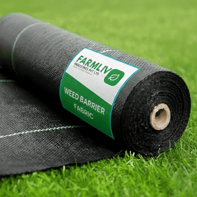 Heavy Duty Weed Mat 0.60 Meter Width (2 feet) - 100 GSM | UV Stabilized Ground Cover for Garden & Farming