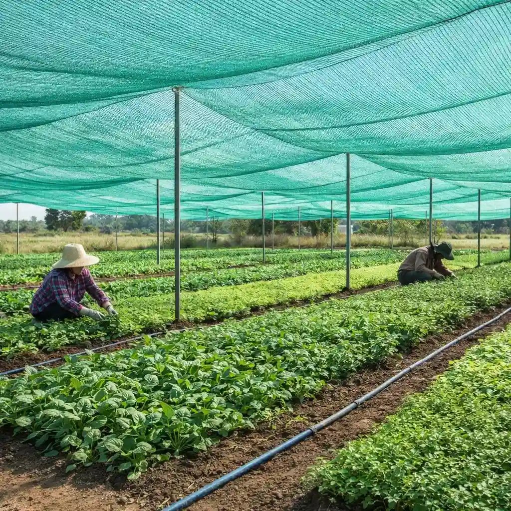 75% UV Protection Shade Net – Premium HDPE Shade Cloth for Agriculture, Nursery & Gardening - BhoomiBharat