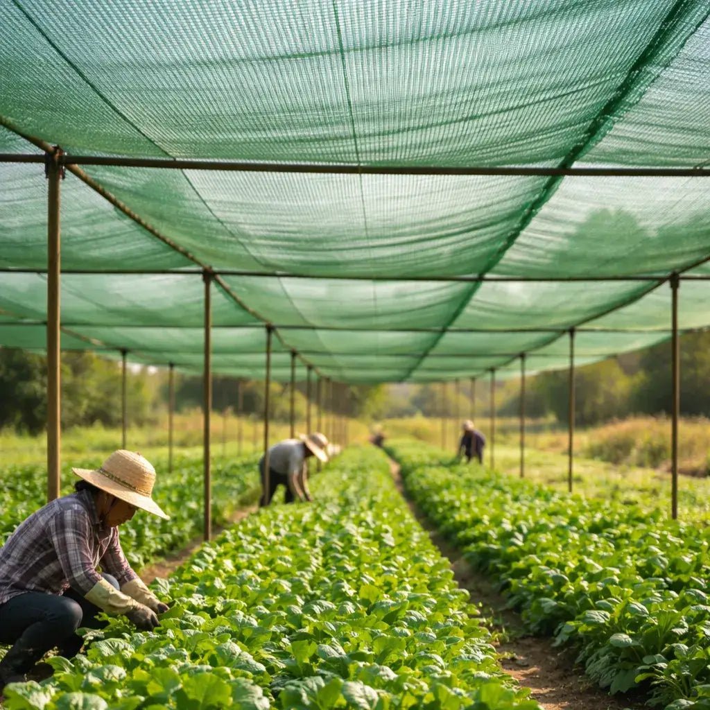 75% UV Protection Shade Net – Premium HDPE Shade Cloth for Agriculture, Nursery & Gardening - BhoomiBharat