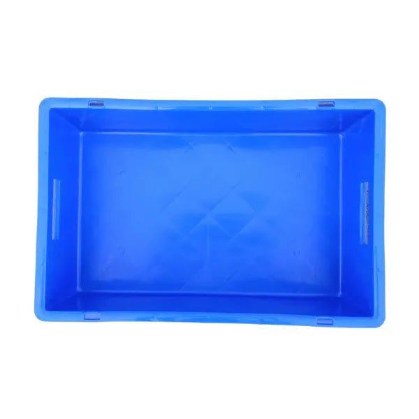 Bhoomi Bharat Industrial - Grade Multipurpose Plastic Storage Crate - 300 × 200 × 200mm (Durable, Stackable) - BhoomiBharat