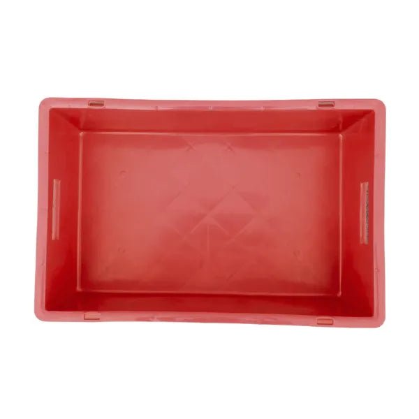 Bhoomi Bharat Industrial - Grade Multipurpose Plastic Storage Crate - 300 × 200 × 200mm (Durable, Stackable) - BhoomiBharat