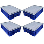 Bhoomi Bharat Industrial - Grade Multipurpose Plastic Storage Crate - 600× 400× 175mm (Durable, Stackable) (Copy) - BhoomiBharat