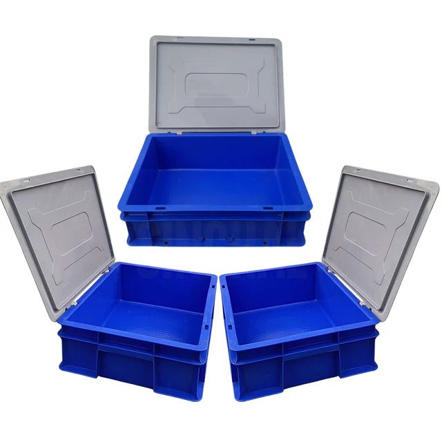 Bhoomi Bharat Industrial - Grade Multipurpose Plastic Storage Crate - 600× 400× 175mm (Durable, Stackable) (Copy) - BhoomiBharat