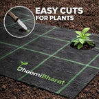 Heavy Duty Weed Control Mats – UV Stabilized Ground Cover for Farming & Gardening - BhoomiBharat