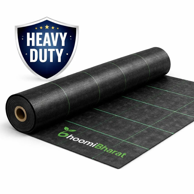 Heavy Duty Weed Control Mats – UV Stabilized Ground Cover for Farming & Gardening - BhoomiBharat