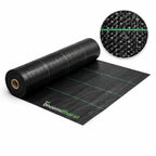 Heavy Duty Weed Mat 1.50 meter width (5 Feet) - 90 GSM | UV Stabilized Ground Cover for Garden & Farming - BhoomiBharat