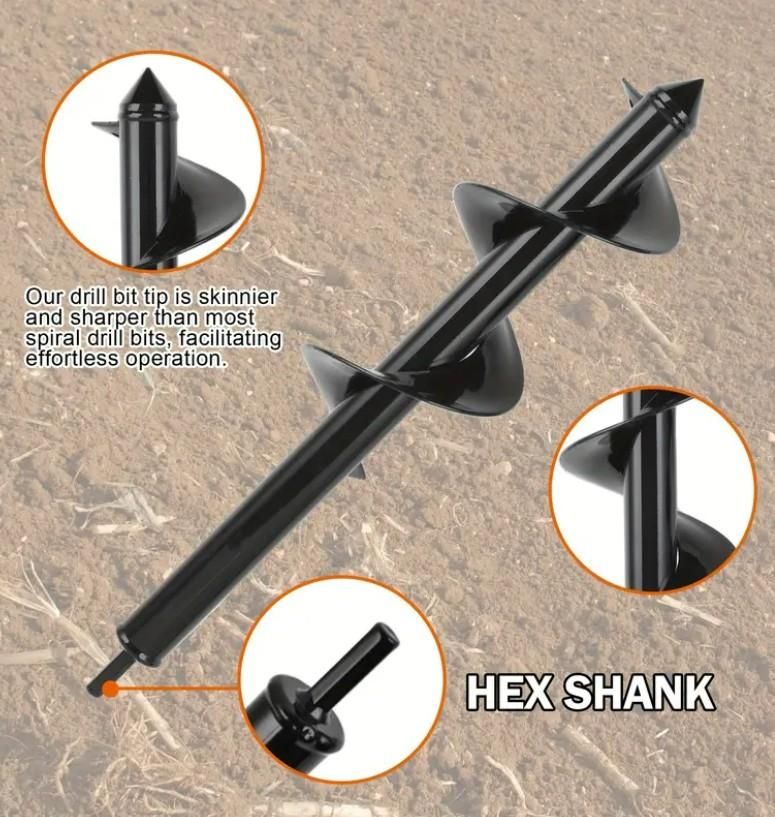 Spiral Hole Non Slip Earth Drill - BhoomiBharat
