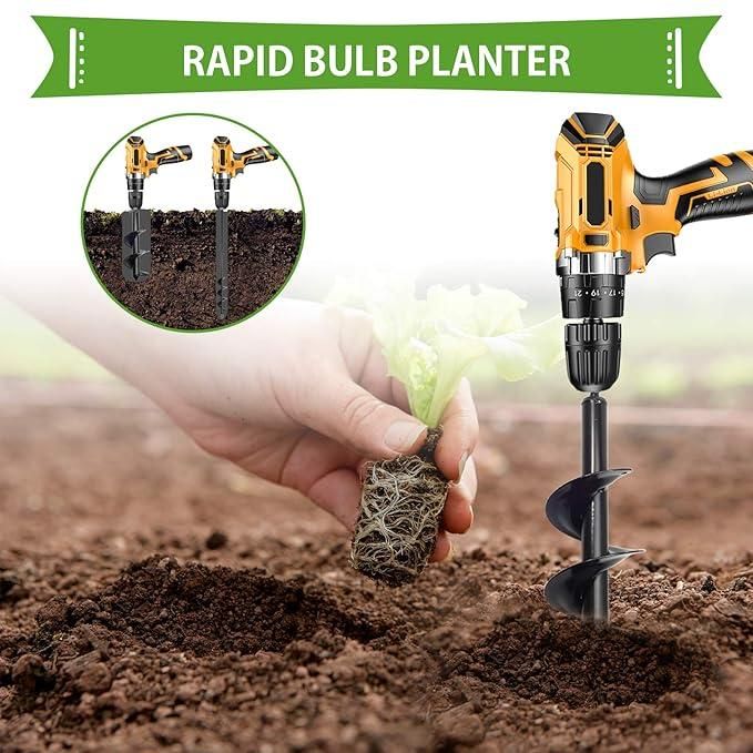 Spiral Hole Non Slip Earth Drill - BhoomiBharat
